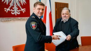 Podpisanie porozumienia o współpracy pomiędzy Akademią Wymiaru Sprawiedliwości a Strażą Miejską w Kaliszu